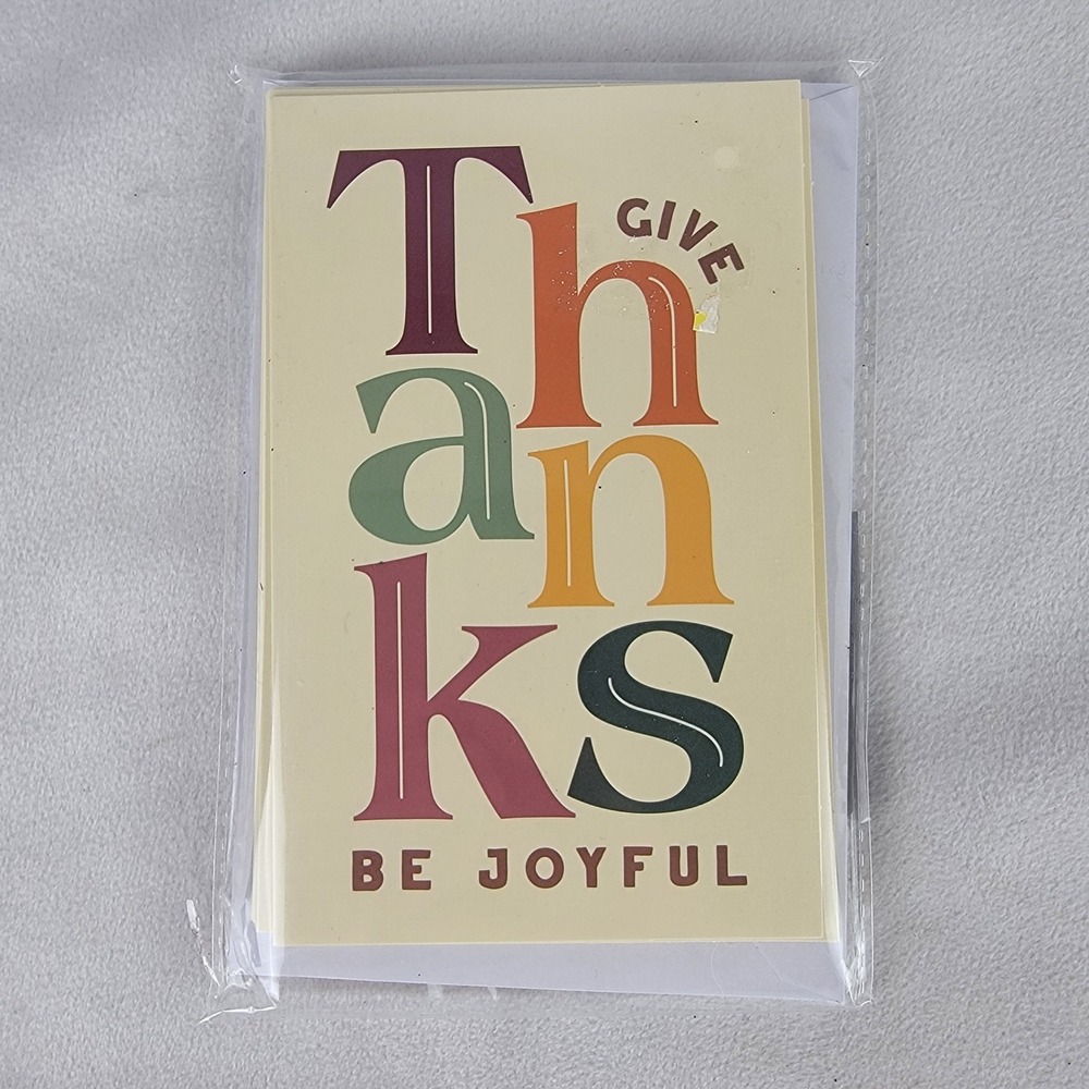 Pulsar Thank You Cards Set of 6 Thanksgiving Greeting Cards Stationary